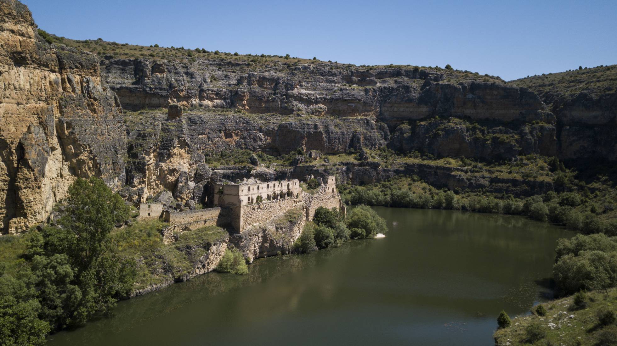 Convento de Nuestra Señora de los Ángeles de la Hoz, junto al río Duratón, en la provincia de Segovia.