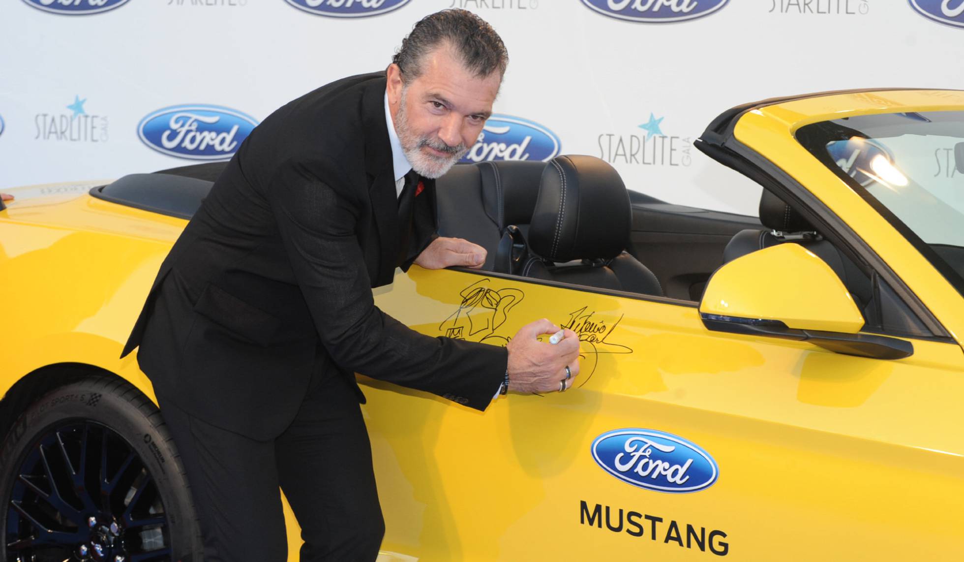 El actor Antonio Banderas participa en la gala Starlite de Marbella.