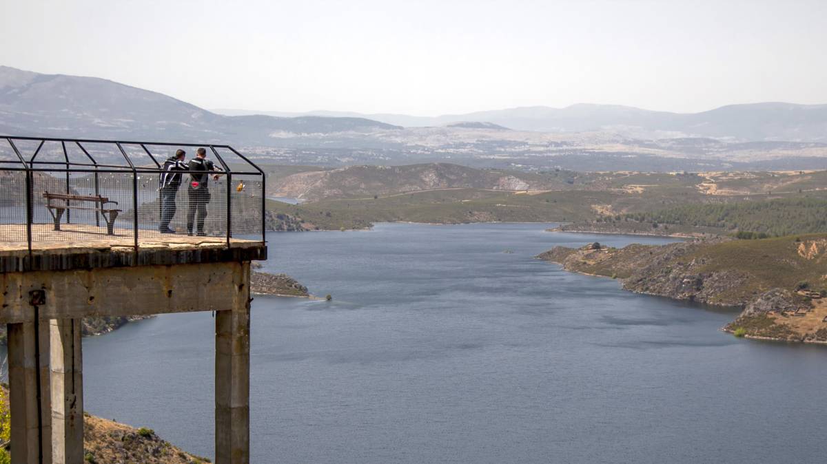 El embalse del Atazar, a principios de agosto.