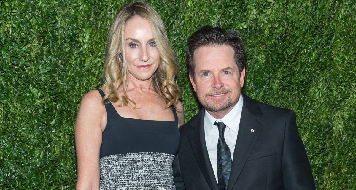 Michael J. Fox y Tracy Pollan en Nueva York en noviembre de 2017.