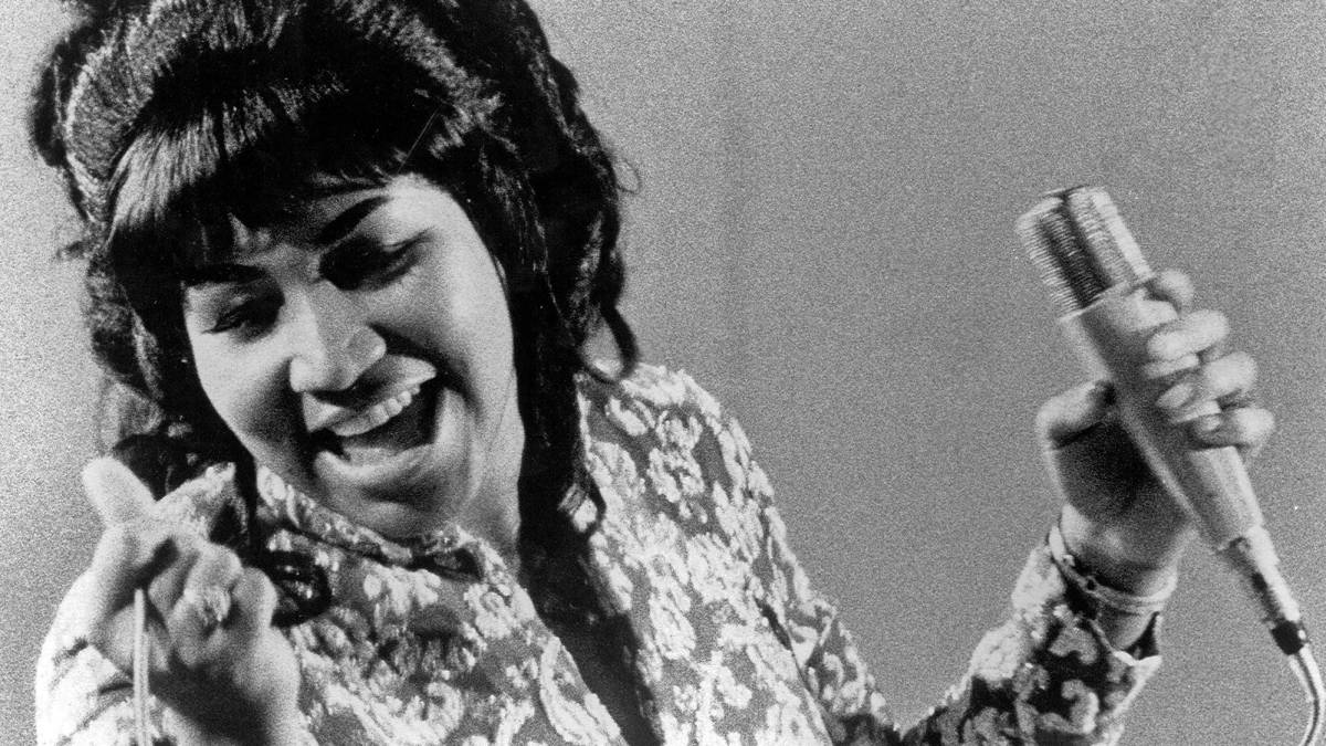 Una actuación de Aretha Franklin, en 1969.