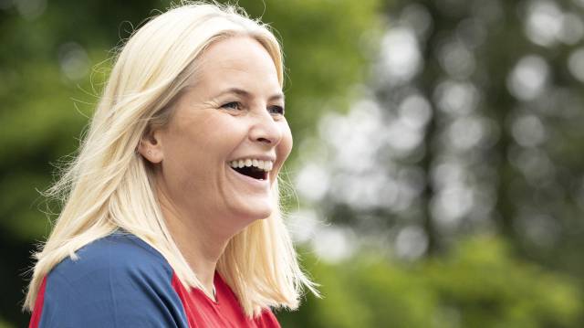 Mette Marit en Oslo el 18 de junio de 2018.