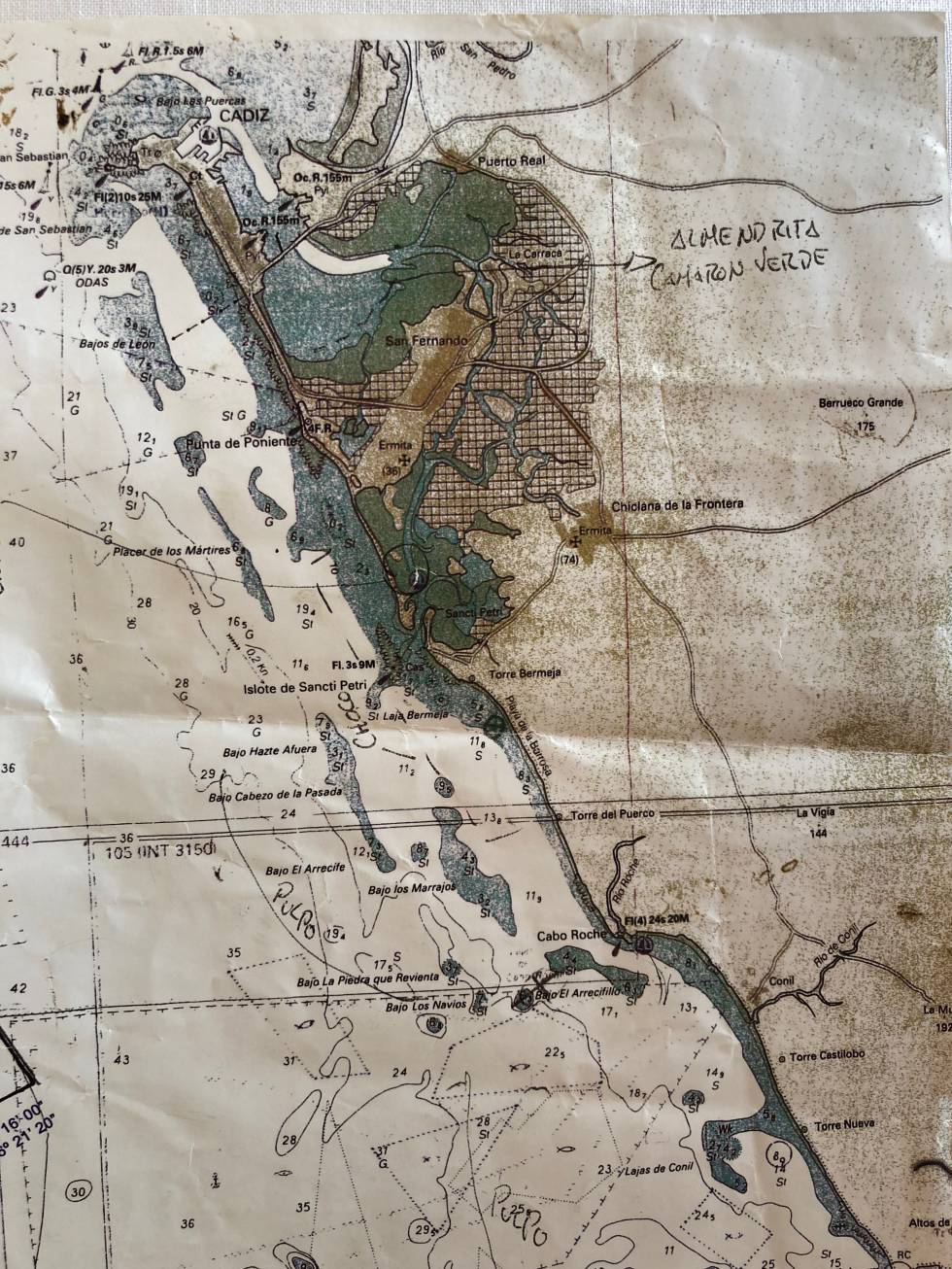 MAPA DEL LITORAL GADITANO CAPEL