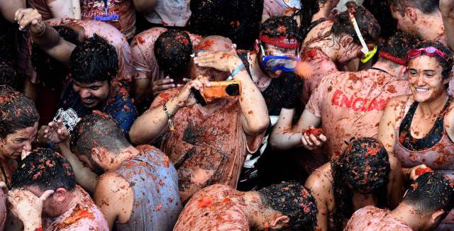 The Tomatina fiestas 2018.