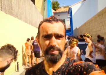Así te quedas después de pasar un día en La Tomatina