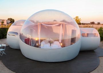 Se abre el primer hotel burbuja a una hora de Madrid