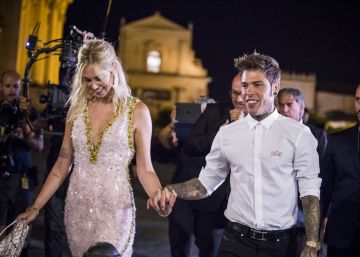 Chiara Ferragni y el rapero Fedez ya son marido y mujer