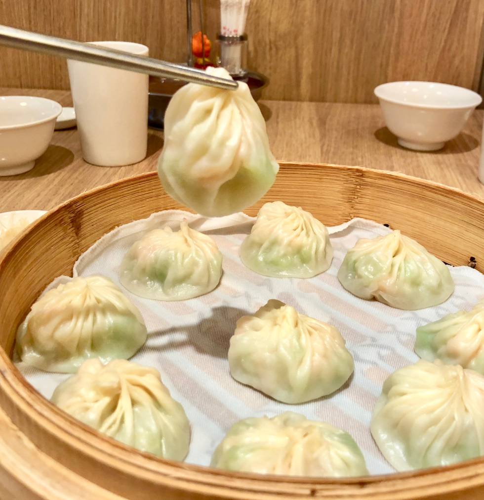 XIAO-LONG-BAO DE VERDURAS Y SOPA CAPEL
