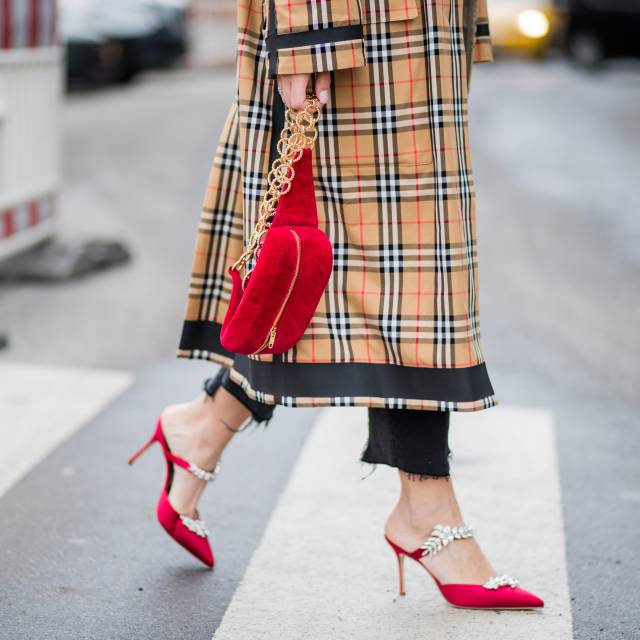Un abrigo de la colección otoño-invierno 2018 de Burberry.