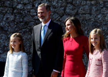 La primera visita oficial de la princesa Leonor a Covadonga, en imágenes