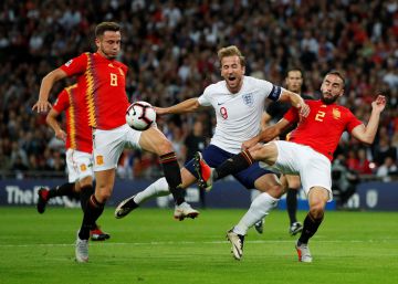 Inglaterra - España en la UEFA Nations League, en imágenes