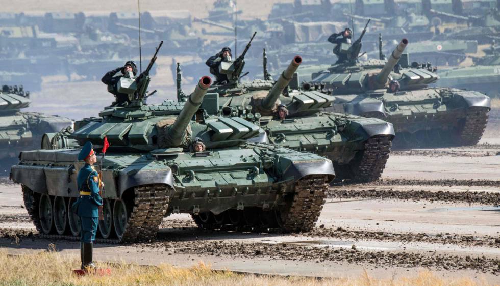 Las maniobras militares de Rusia y China, en imágenes