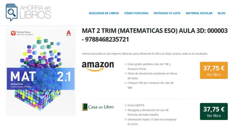 Cómo comprar los libros de texto por Internet para la vuelta al cole