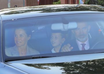 Primer día de clase para la princesa Leonor y la infanta Sofía