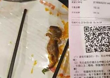 Una rata muerta en la sopa le cuesta 162 millones de euros a una cadena de restaurantes chinos