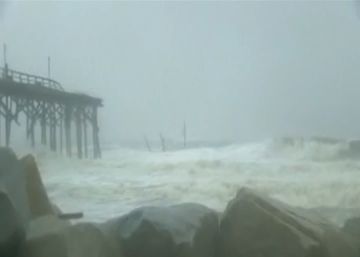 El paso del huracán Florence por la costa este de EE UU, en vídeo