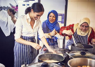 Meghan Markle impulsa la cocina comunitaria en su primer trabajo ‘real’