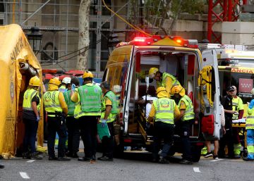 El derrumbe en el hotel Ritz, en imágenes