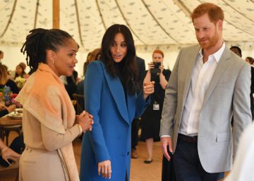Meghan Markle pronuncia su primer discurso ante su esposo y su madre