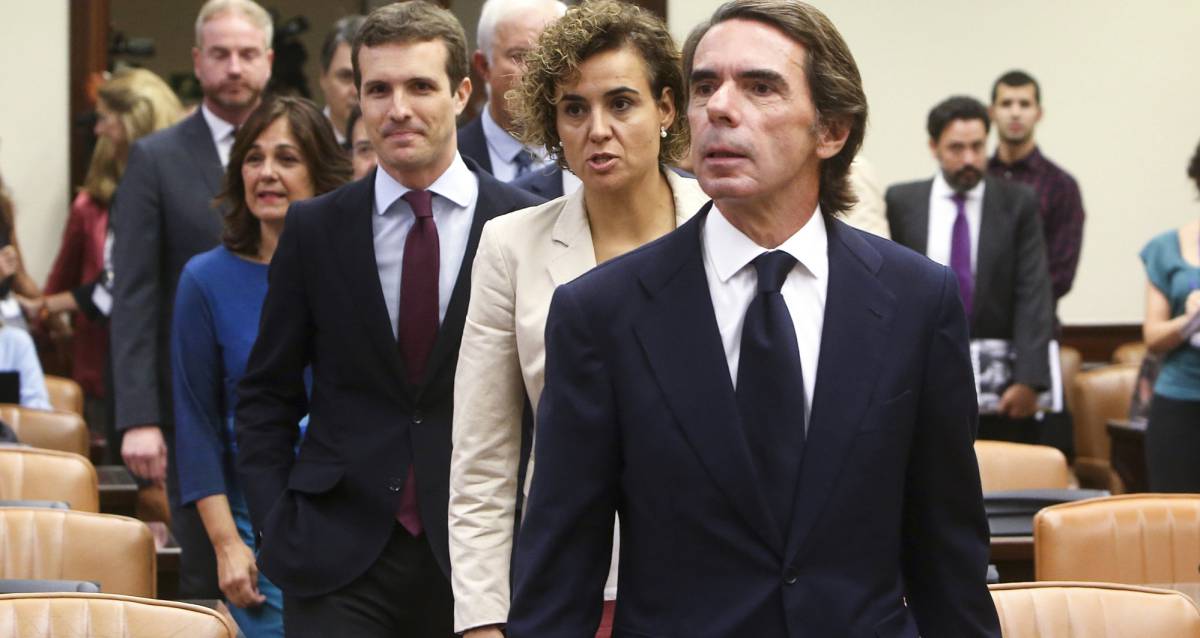 Jose Maria Aznar en la Comision de Investigacion de la Financiacion irregular del PP en el Congreso.rn rn rn