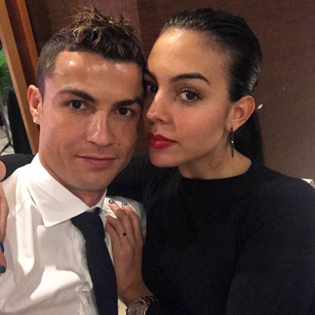 Cristiano Ronaldo y Georgina Rodríguez en enero de este año.
