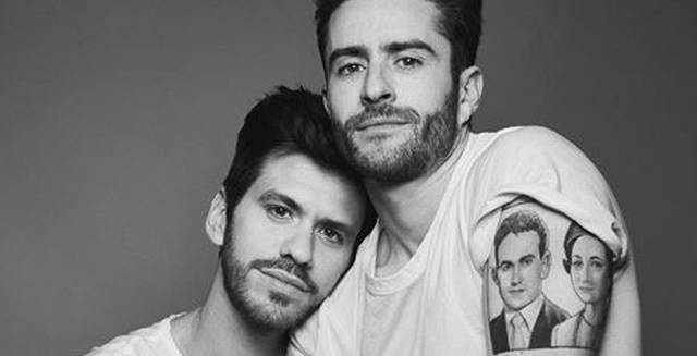 El estilista Pelayo Díaz y su novio, el empresario Andy McDougall, se dan el ‘sí quiero’