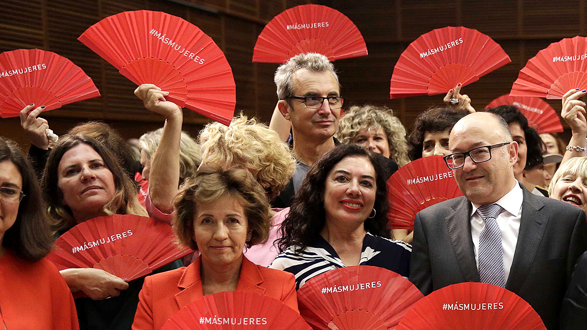Acto por la igualdad en el cine.
