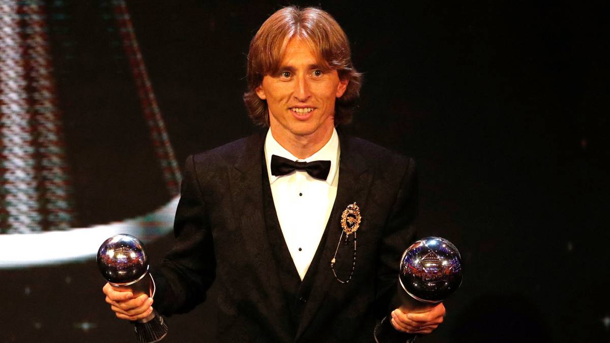 El jugador croata Luka Modric, este lunes.