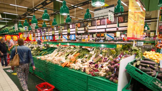 El hipermercado Alcampo de Coia, Vigo.