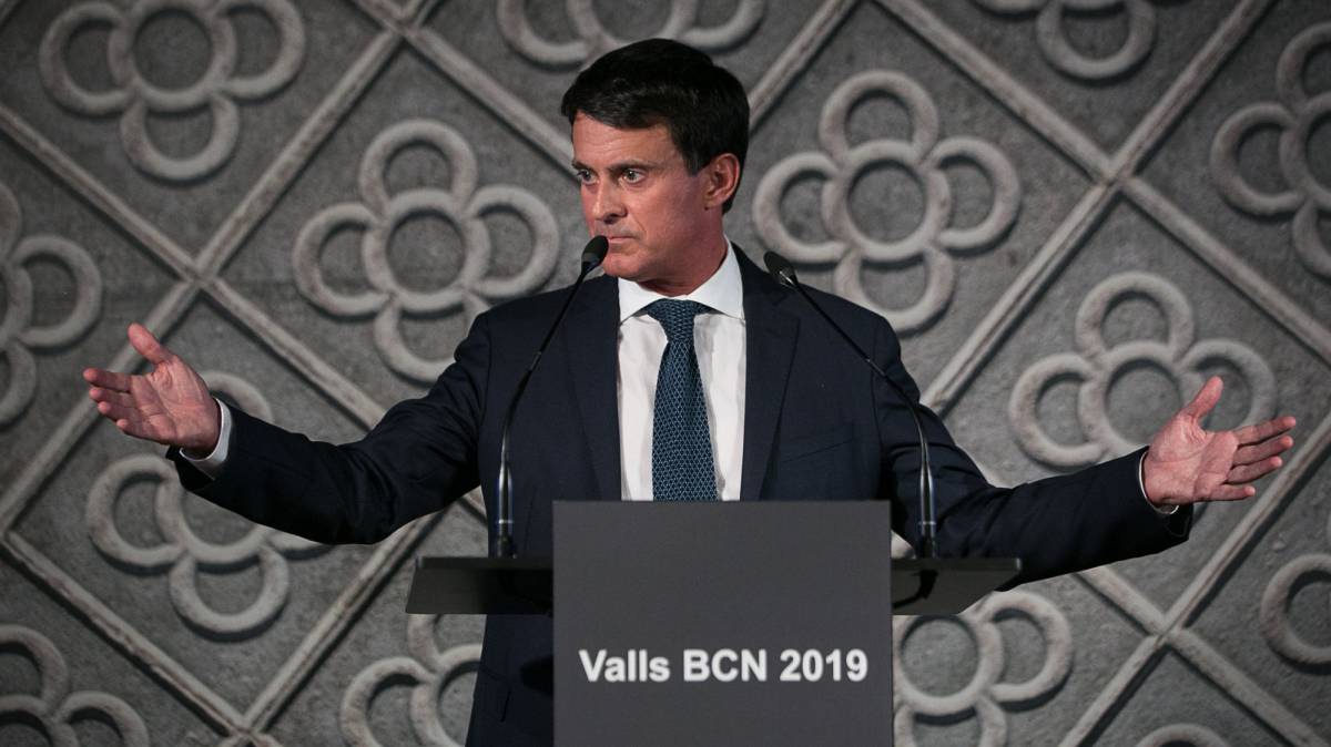 Manuel Valls, este martes en Barcelona.