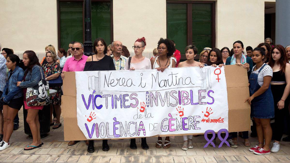 Concentración convocada este martes en Castellón.