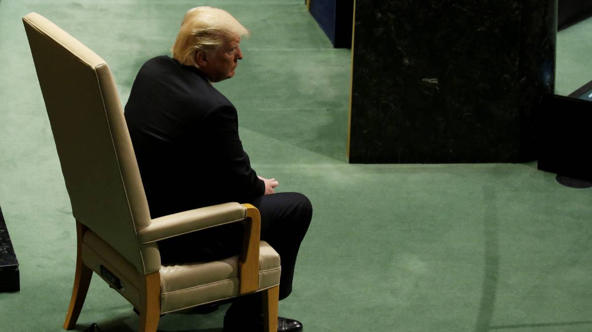 Trump, este martes en la ONU.