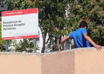 En los alrededores de los centros de menores de Hortaleza