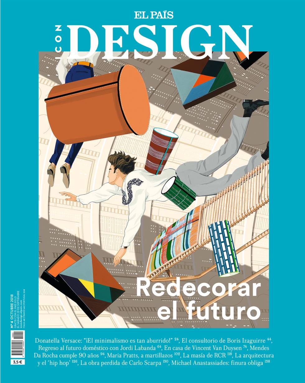 Portada de Jordi Labanda para este número de ICON DESIGN.