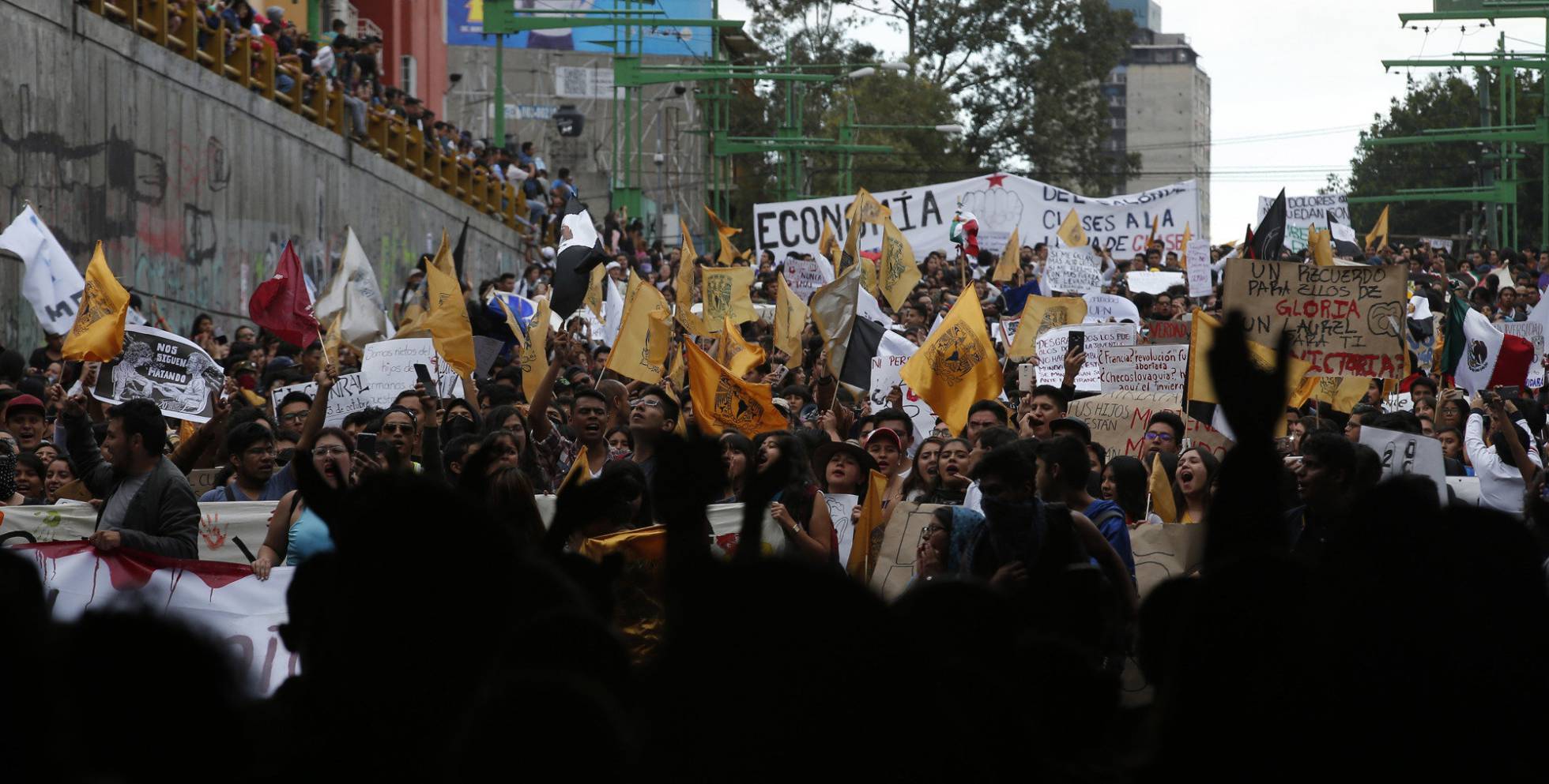 Manifestación en Ciudad de México, el 2 de octubre de 2018.