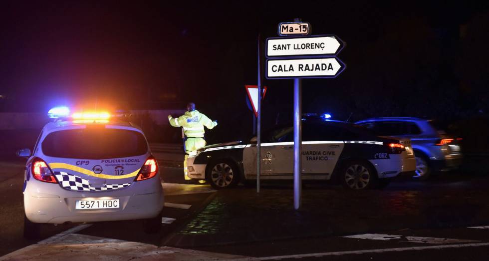 Policia als voltants de Sant Llorenç.