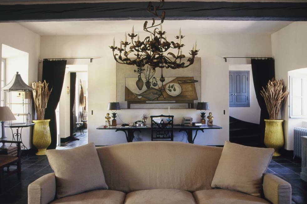 En Saint-Rémy-de-Provence la pareja también disfrutó de una casa, cuyos objetos están en la subasta.