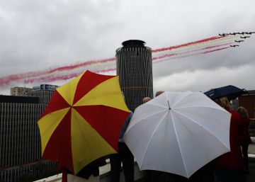 Así han sido los preparativos del desfile del 12 de Octubre