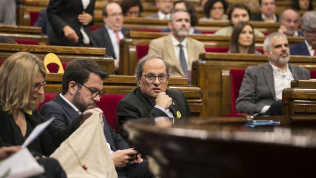 El Pleno del Parlament, la semana pasada.