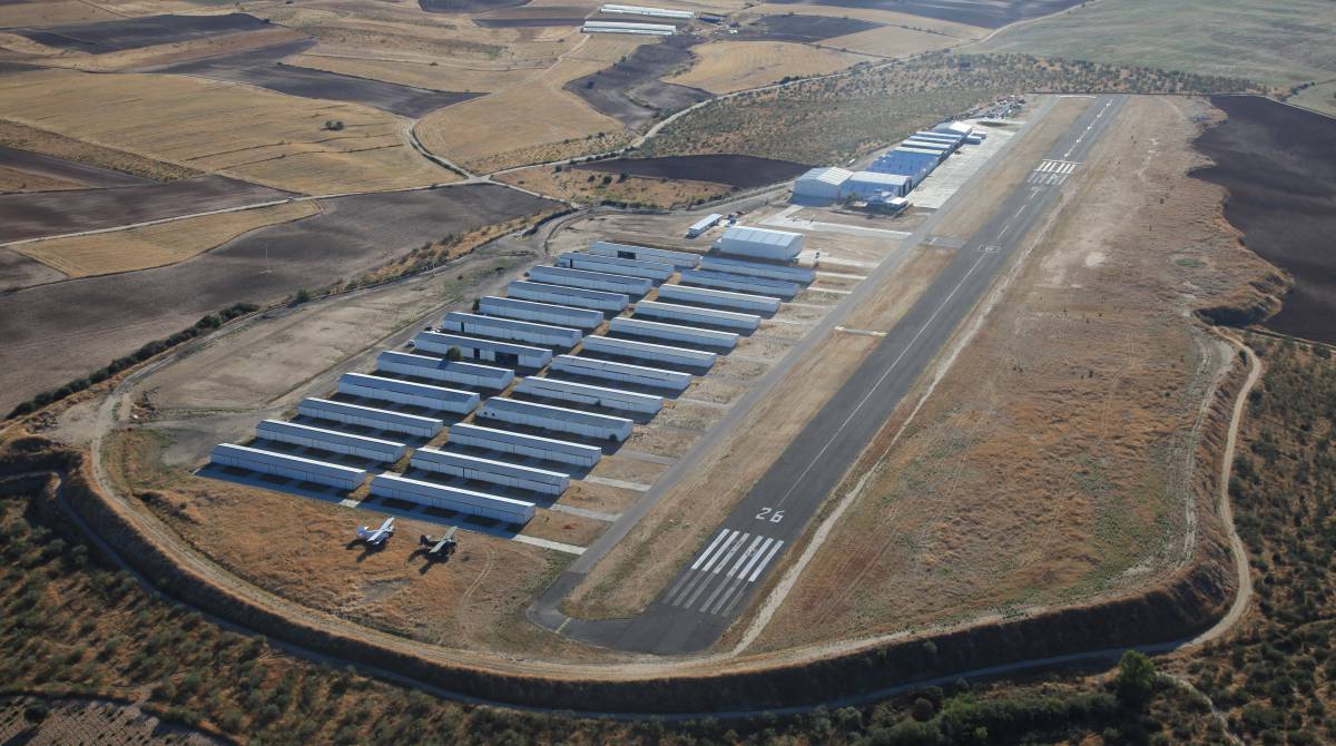 Vista aérea actual del aeródromo de Casarrubios del Monte, facilitada por los promotores.