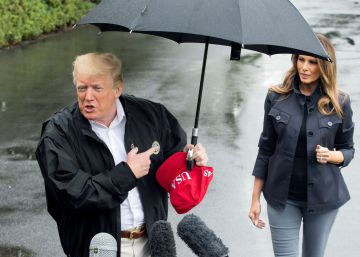 Donald y Melania Trump en Washington, el pasado lunes.