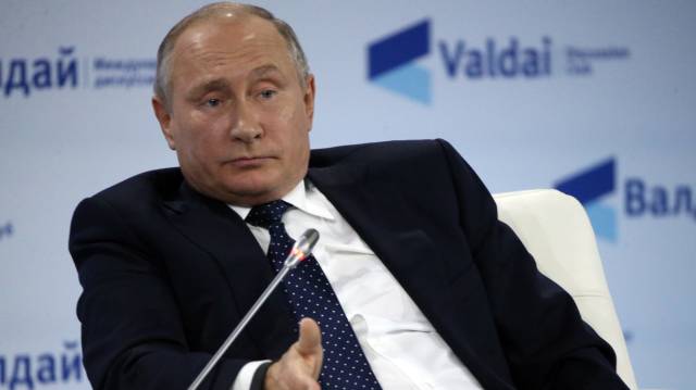 Putin, este jueves en el encuentro del club Valdái.