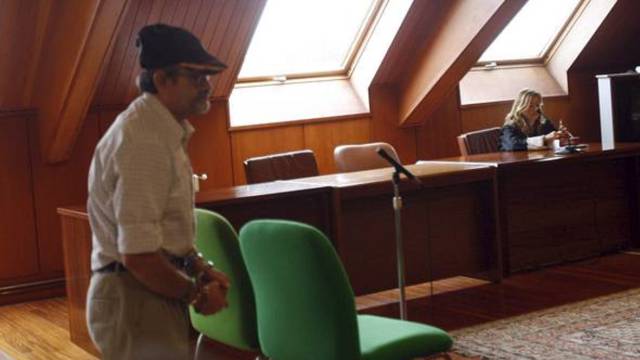 Marcelino Fernández Arnáiz, a su llegada a juicio.