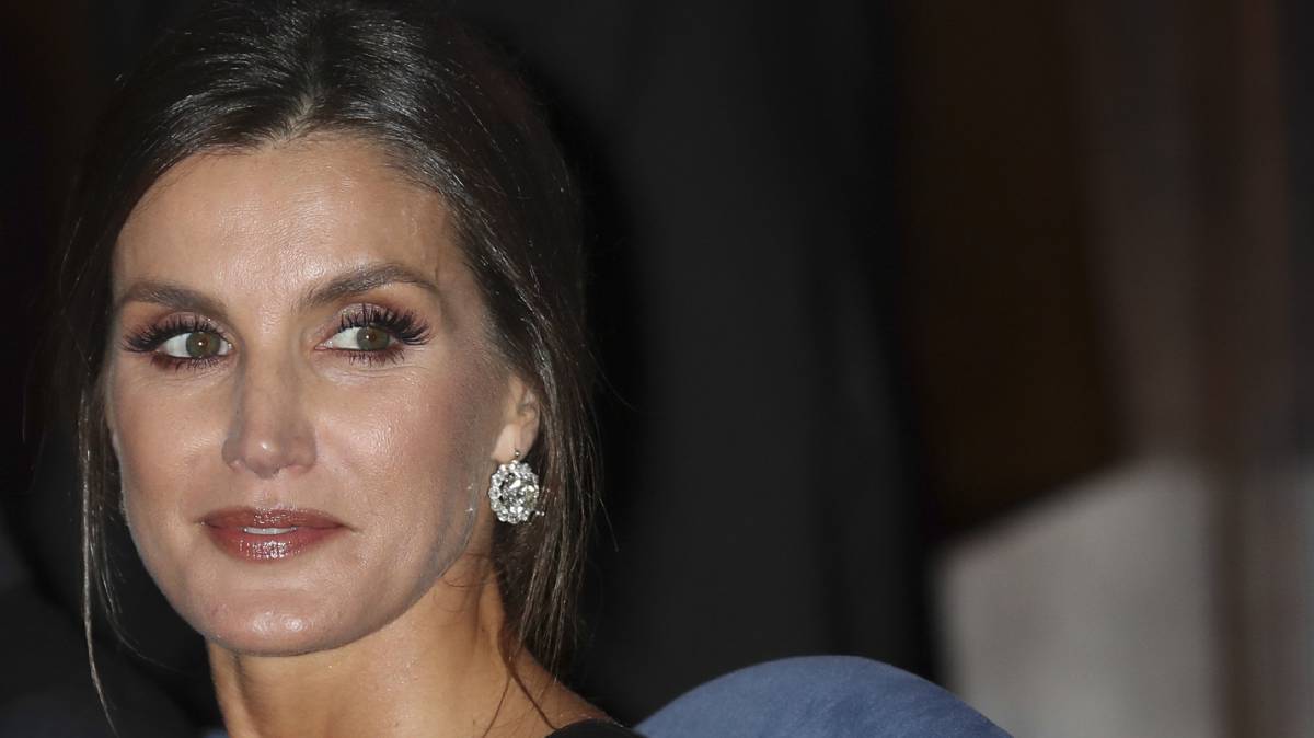 Letizia, durante el concierto previo los premios.