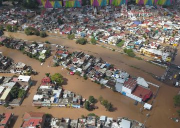 El huracán Willa tras su paso por México
