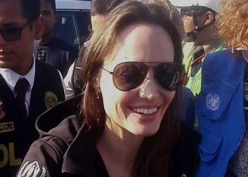 Angelina Jolie, en la frontera de Perú con Ecuador como embajadora de Acnur