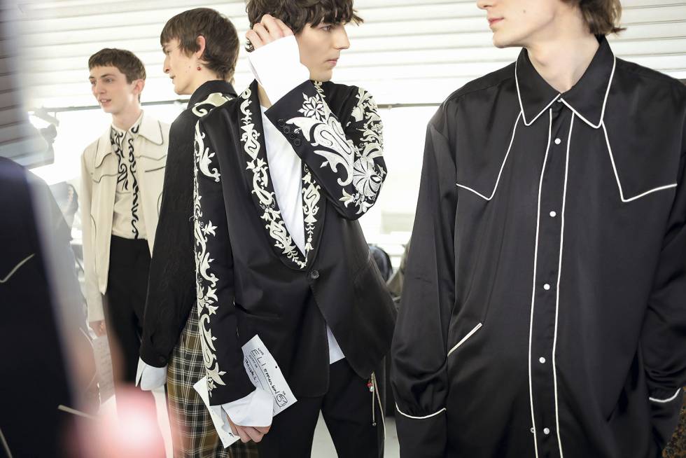 Imagen de la colección de Dries Van Noten de esta temporada. Los bordados son uno de sus señas de identidad.