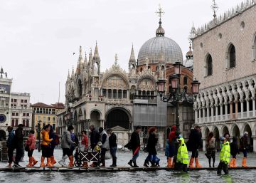 Las inundaciones en Venecia, en imágenes