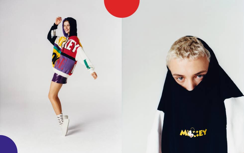 Algunas prendas dedicadas a Mickey Mouse de Bershka.