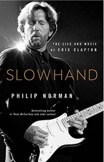 Portada del nuevo libro sobre Eric Clapton, escrito por Philip Norman.